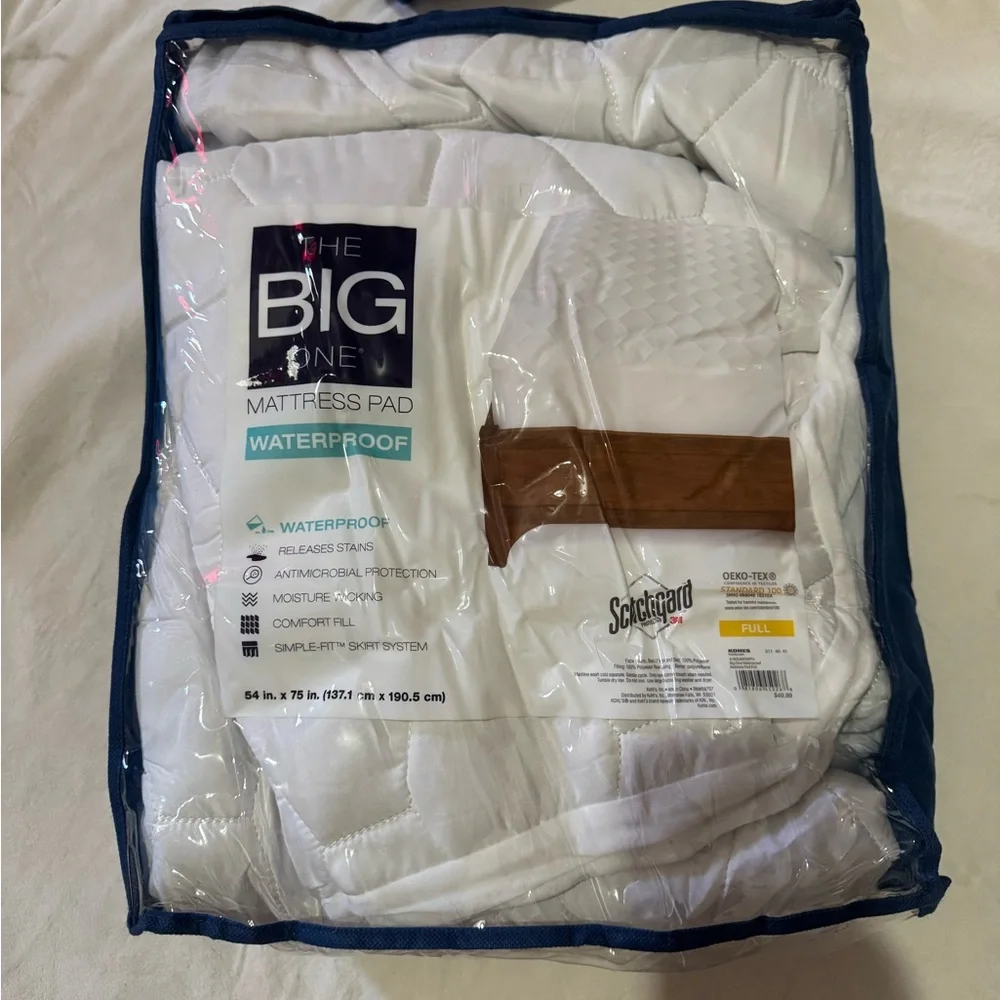 The big one waterproof mattress pad